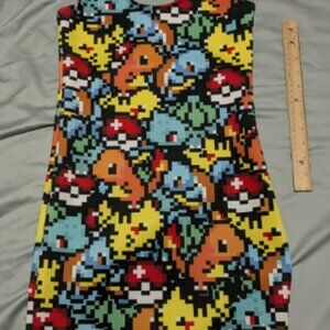 Pokémon Pikachu Pixel Bodycon Clubwear Dress | Size S